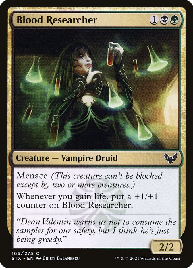 Blood Researcher front