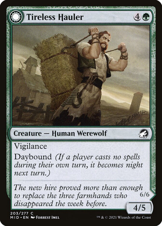 Tireless Hauler // Dire-Strain Brawler front