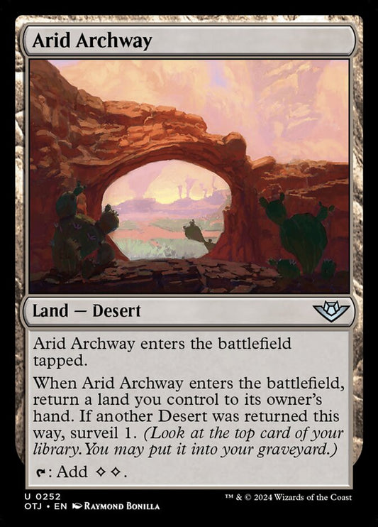 Arid Archway front
