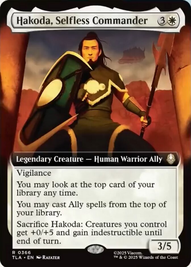 Hakoda, Selfless Commander front
