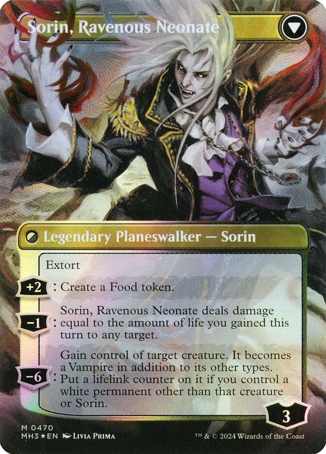 Sorin of House Markov // Sorin, Ravenous Neonate back