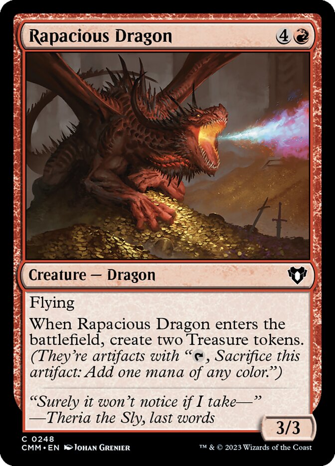 Rapacious Dragon front