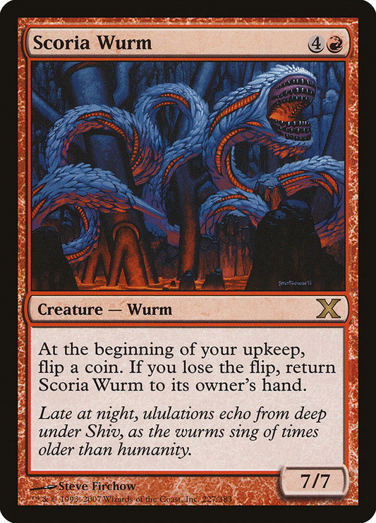 Scoria Wurm front