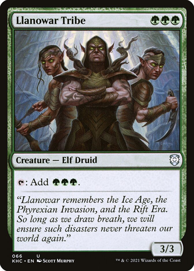 Llanowar Tribe front