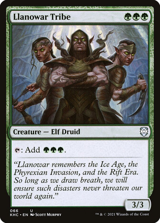 Llanowar Tribe front