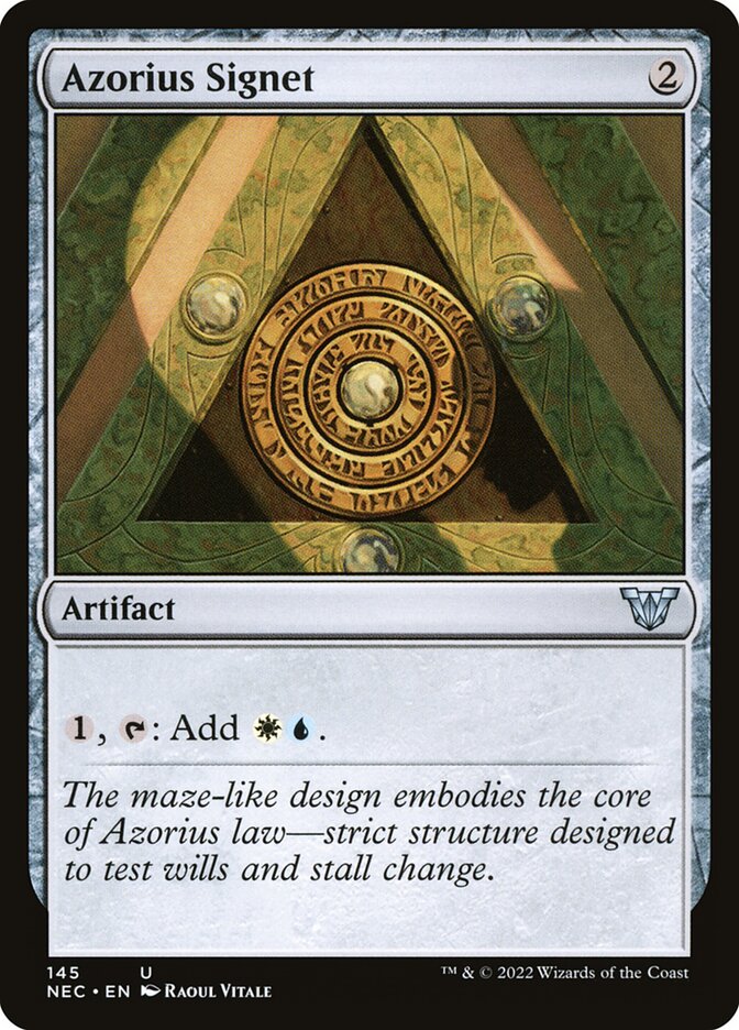 Azorius Signet front
