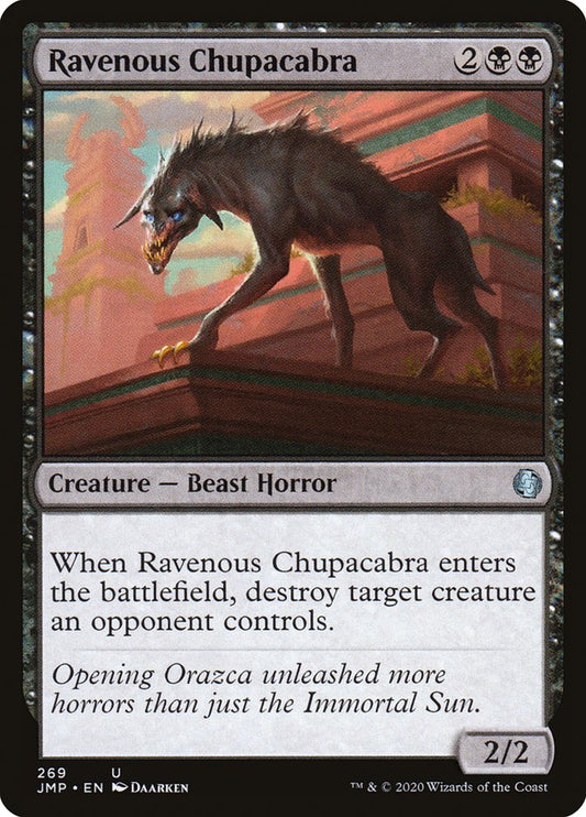 Ravenous Chupacabra front