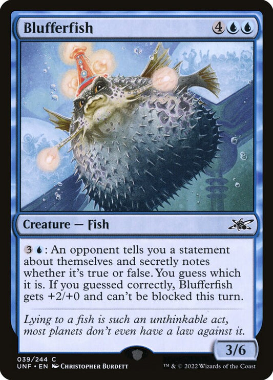 Blufferfish front