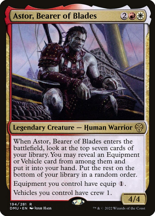 Astor, Bearer of Blades front