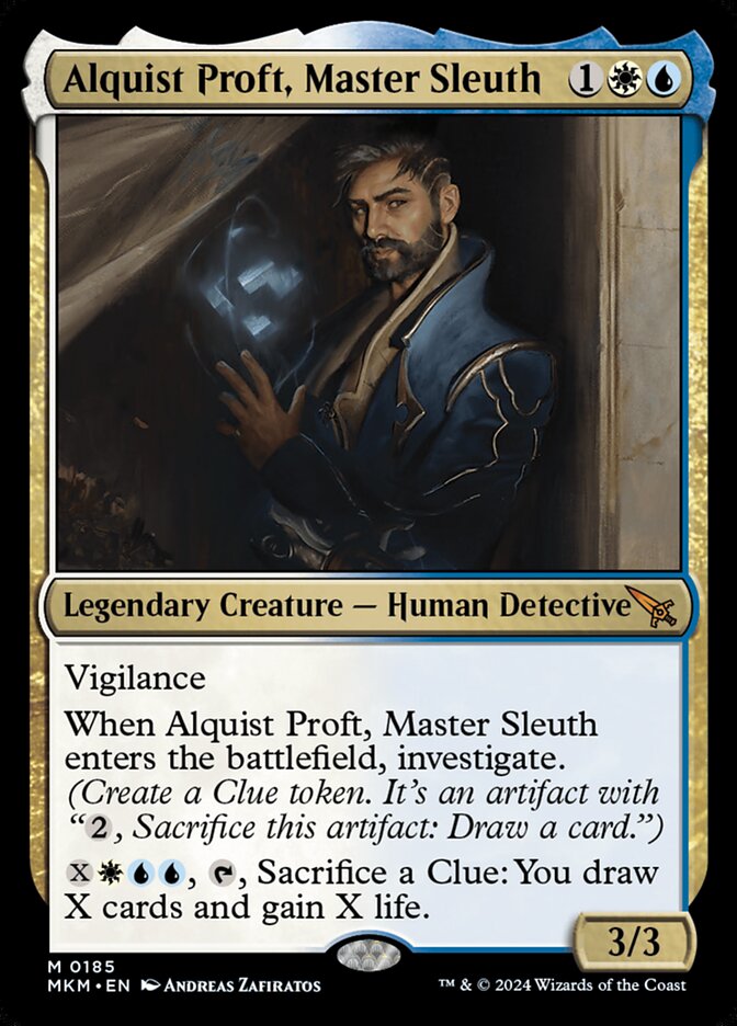 Alquist Proft, Master Sleuth front
