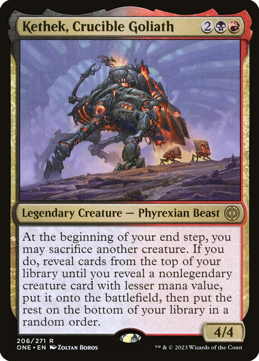 Kethek, Crucible Goliath front