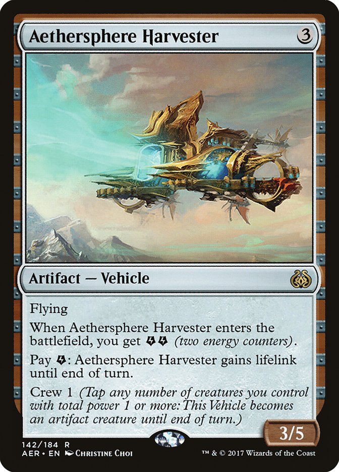 Aethersphere Harvester front