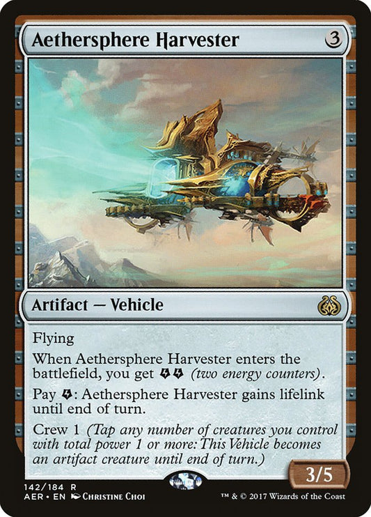Aethersphere Harvester front