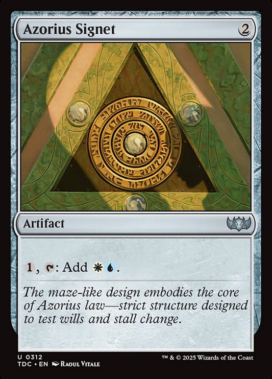 Azorius Signet front