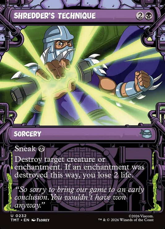 Shredder's Technique front