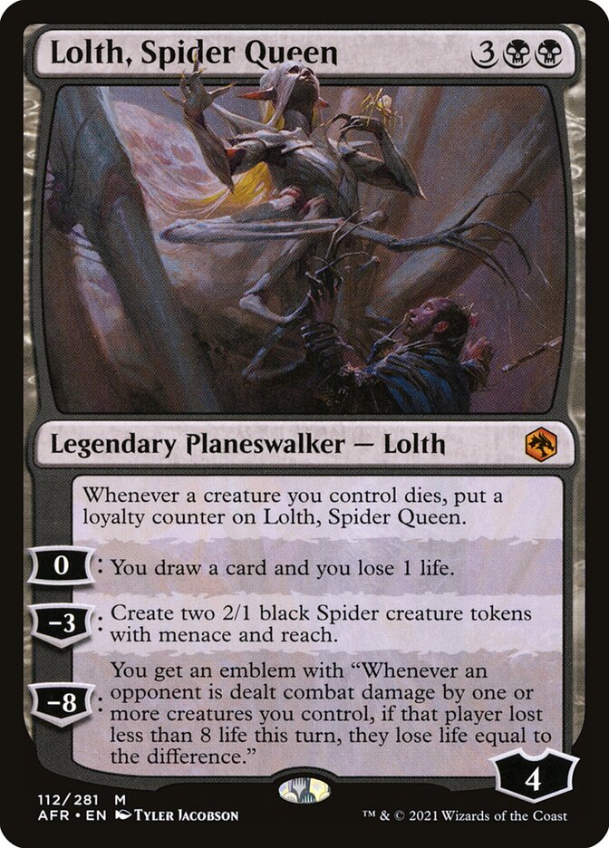 Lolth, Spider Queen front