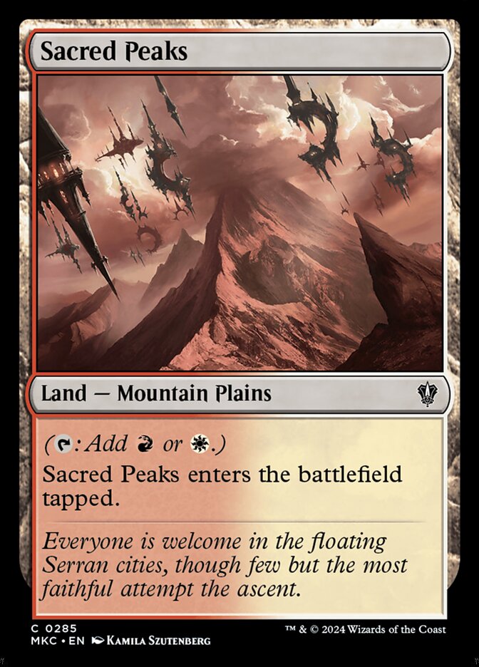 Sacred Peaks front