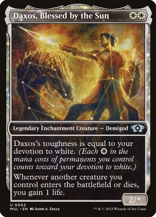 Daxos, Blessed by the Sun front