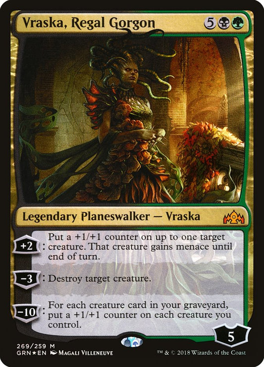 Vraska, Regal Gorgon front