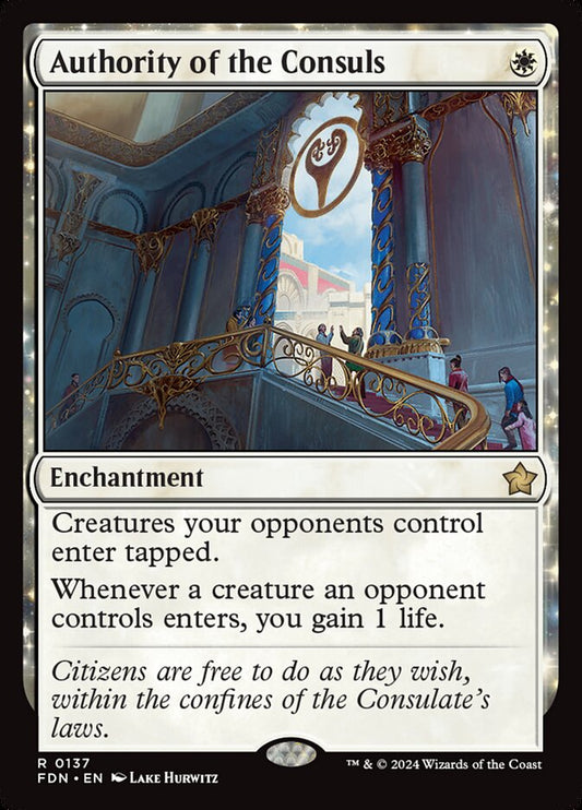 Authority of the Consuls front
