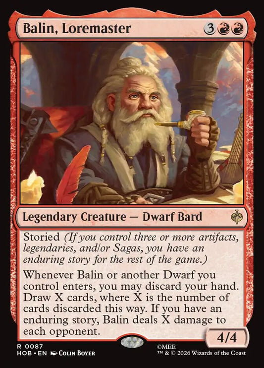 Balin, Loremaster front