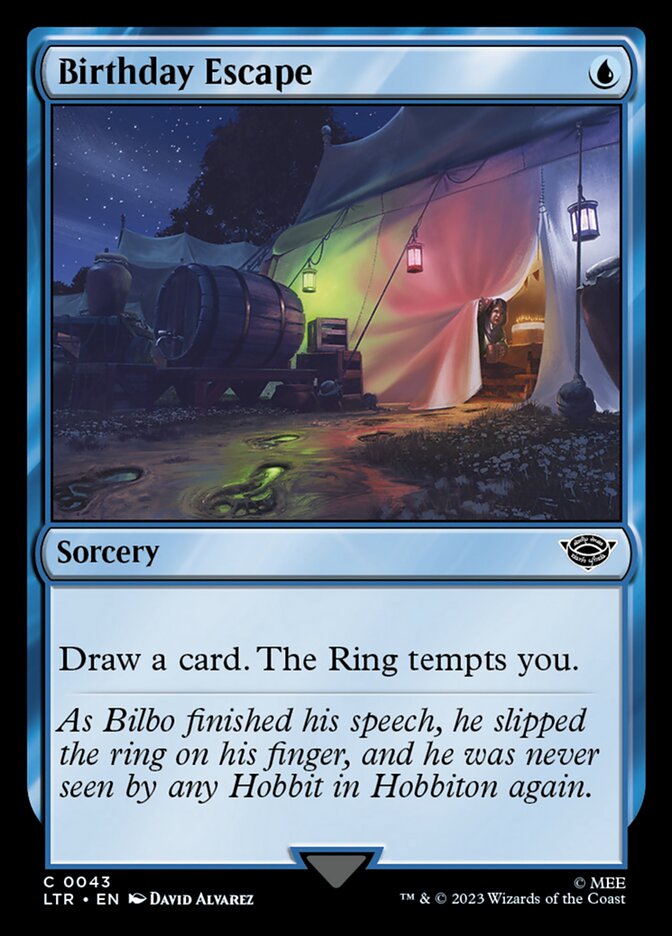 Birthday Escape front