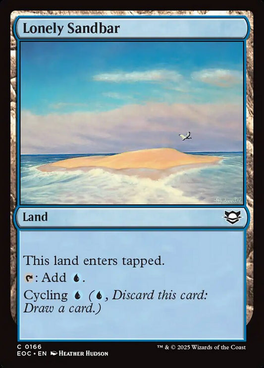 Lonely Sandbar front
