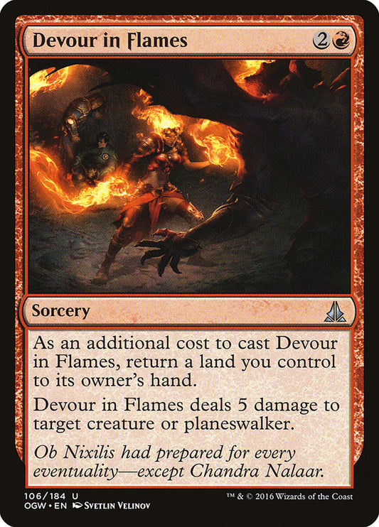 Devour in Flames front