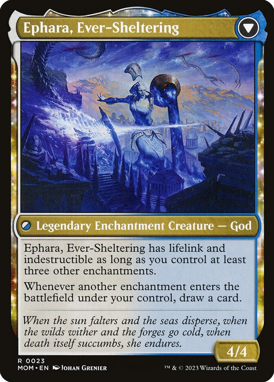Invasion of Theros // Ephara, Ever-Sheltering back