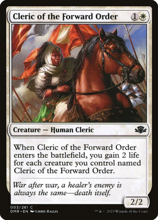 Cleric of the Forward Order front