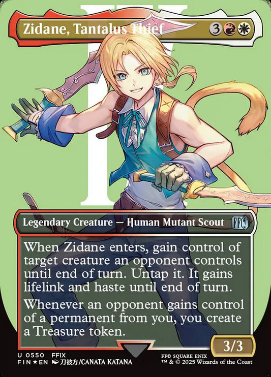 Zidane, Tantalus Thief front