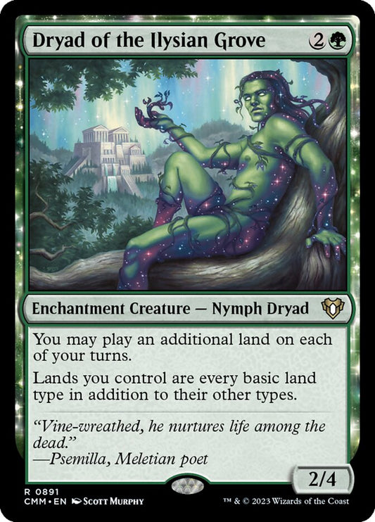 Dryad of the Ilysian Grove front