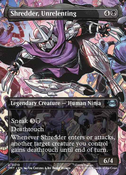 Shredder, Unrelenting front
