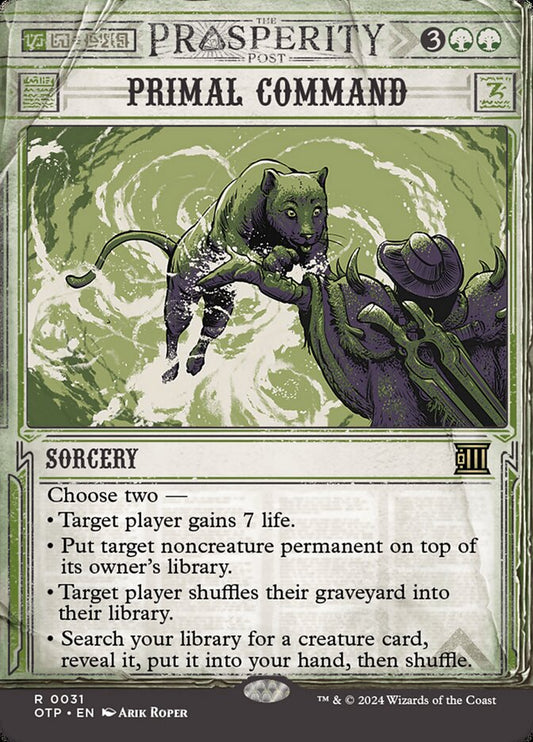 Primal Command front