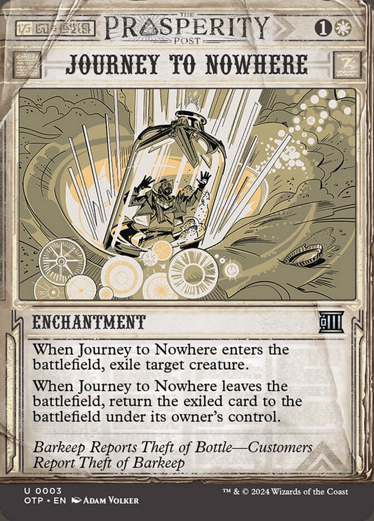 Journey to Nowhere front