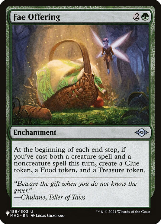 Fae Offering front
