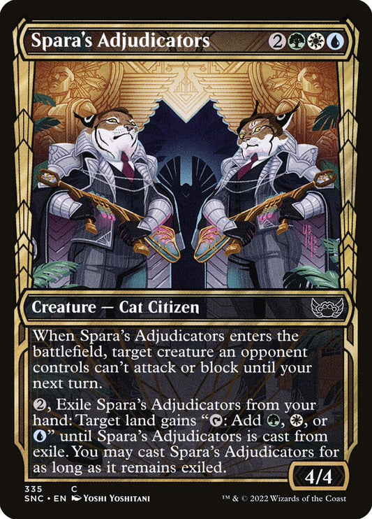 Spara's Adjudicators front