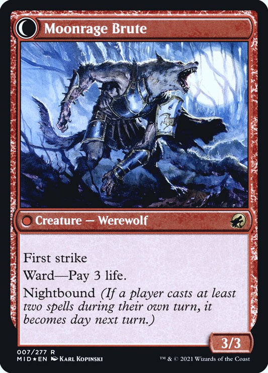 Brutal Cathar // Moonrage Brute back