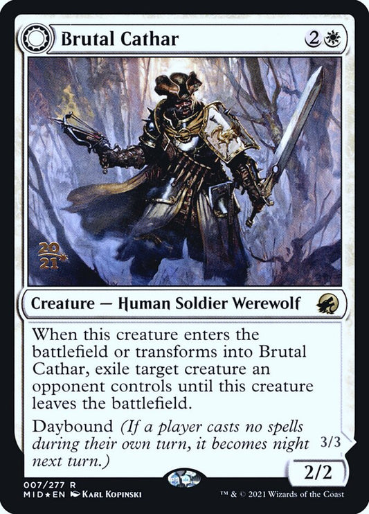 Brutal Cathar // Moonrage Brute front