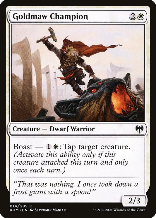 Goldmaw Champion front