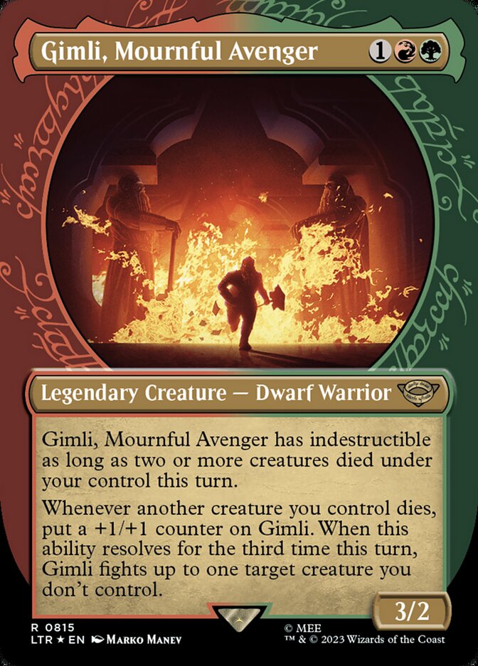 Gimli, Mournful Avenger front