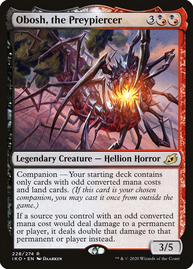 Obosh, the Preypiercer front