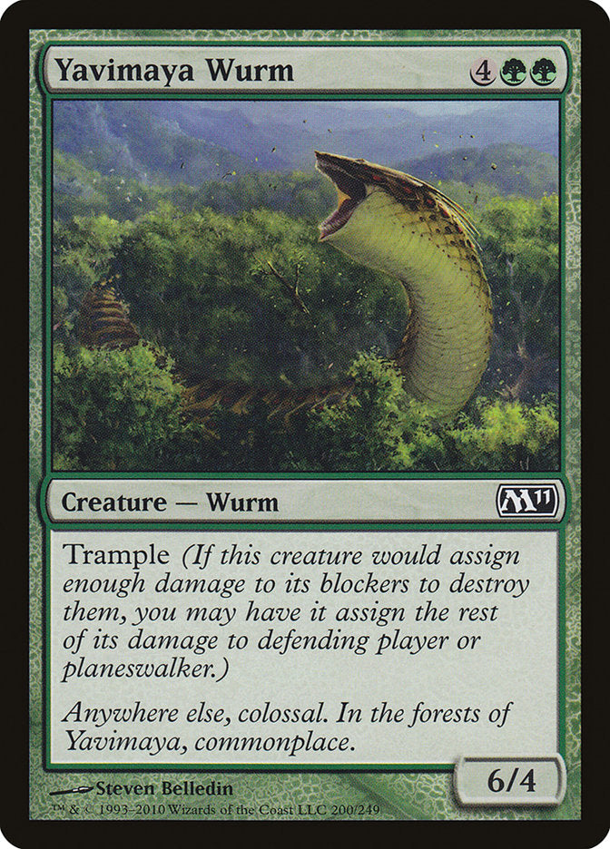 Yavimaya Wurm front