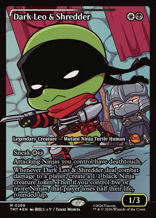 Dark Leo & Shredder front