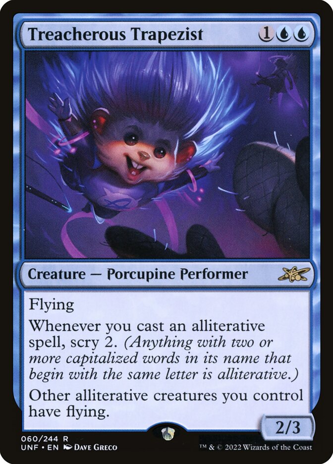 Treacherous Trapezist front