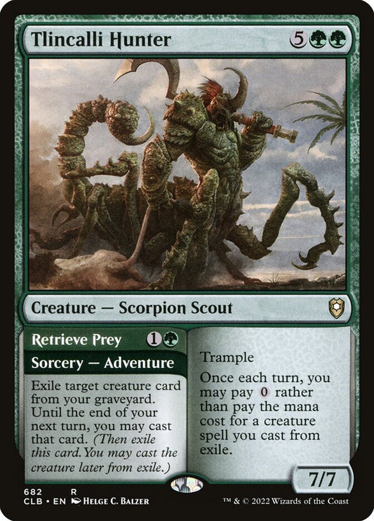 Tlincalli Hunter // Retrieve Prey front