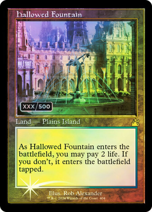 Hallowed Fountain front