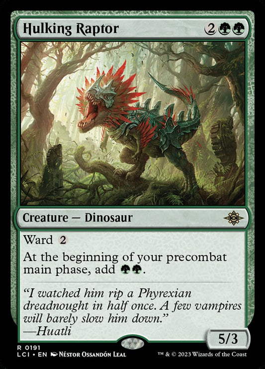 Hulking Raptor front
