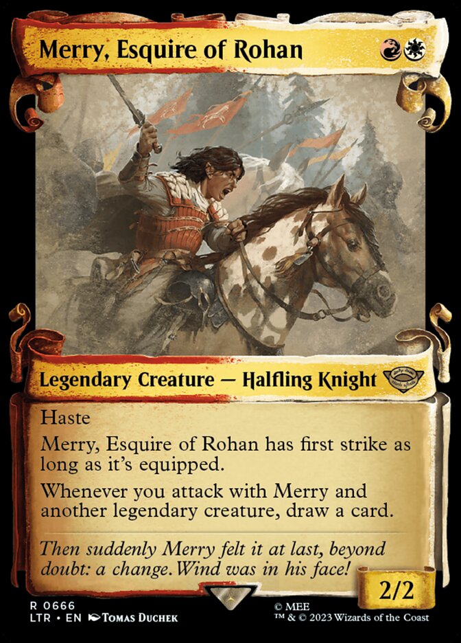 Merry, Esquire of Rohan front