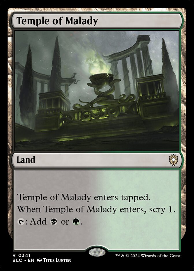 Temple of Malady front